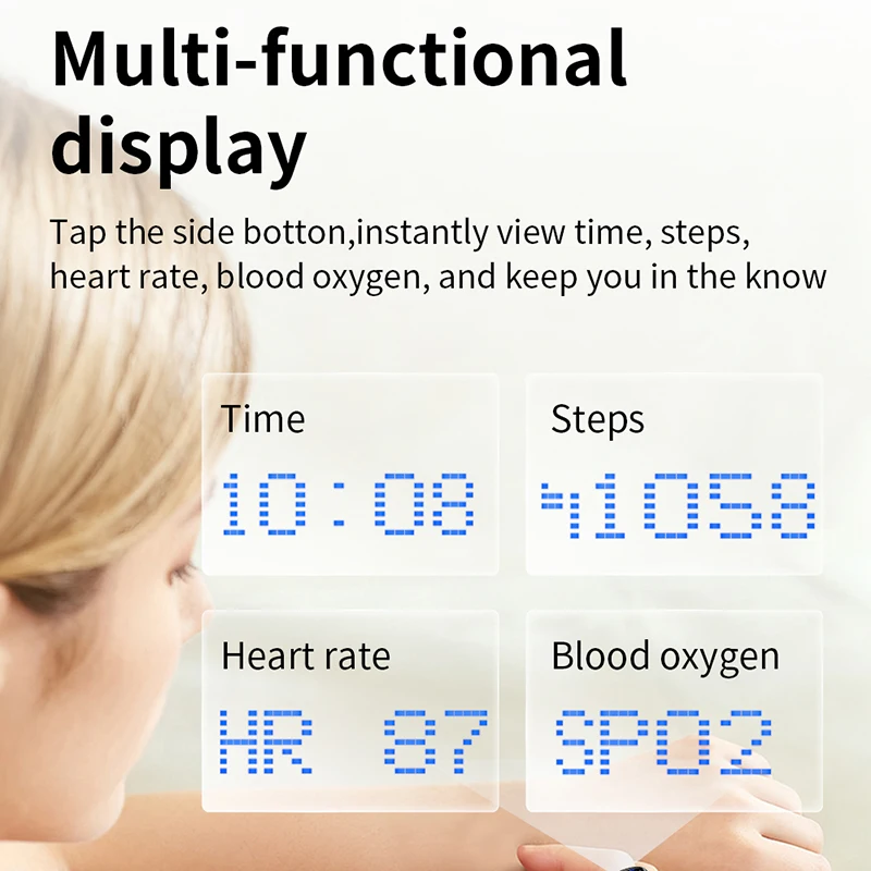 Cincin Pintar Baru Layar LED B - Men Accessories Ring ulasan dan harga