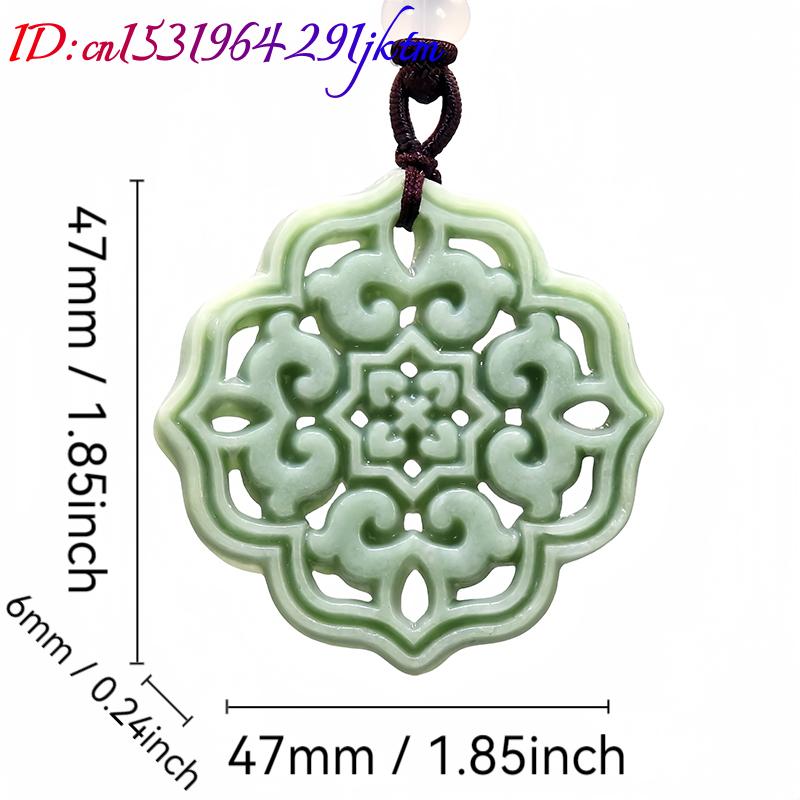 Kalung liontin bunga giok asli - Men'S Accessories And Jewelry ulasan dan harga