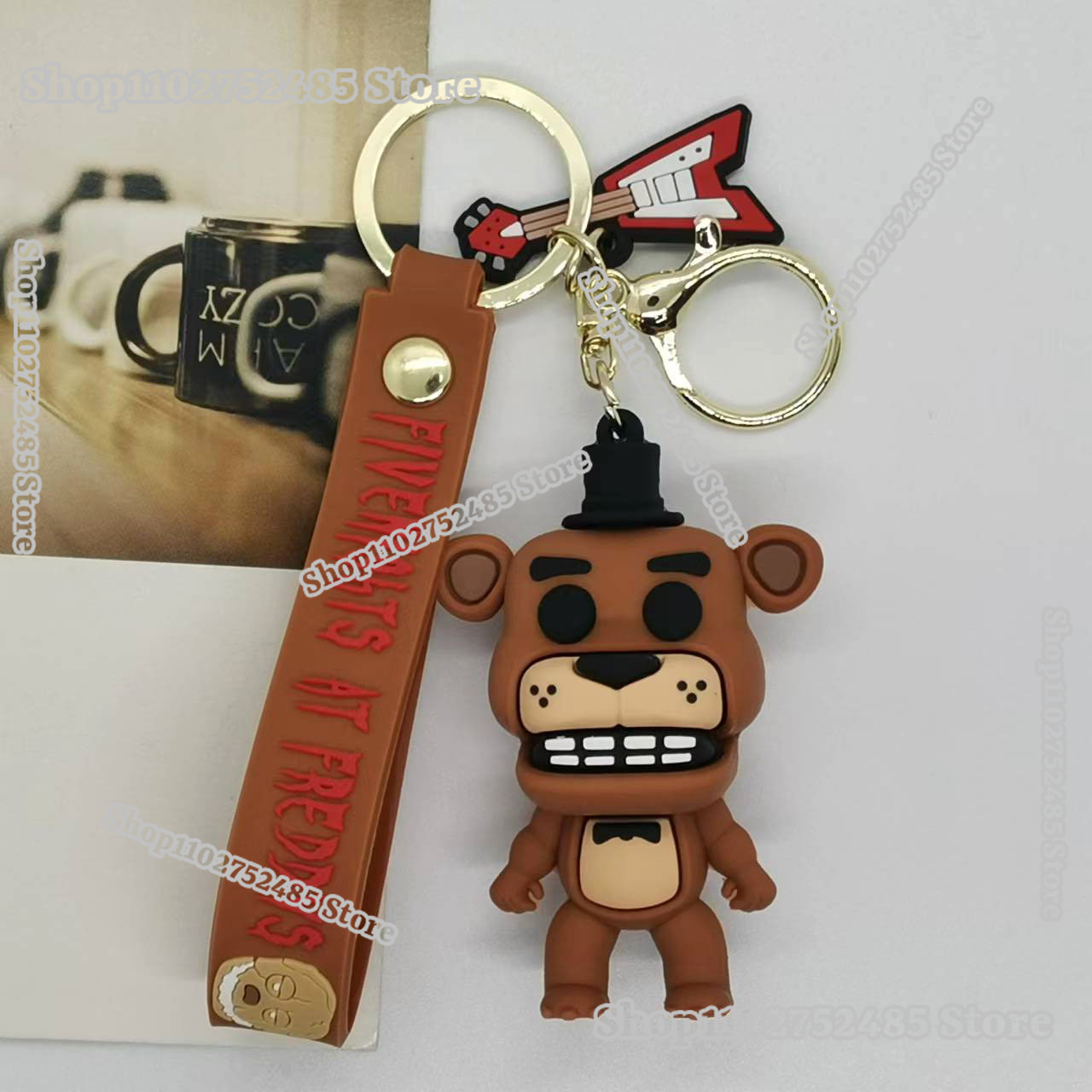 5pcs Gantungan Kunci Figur Ani - Men Accessories Ring ulasan dan harga
