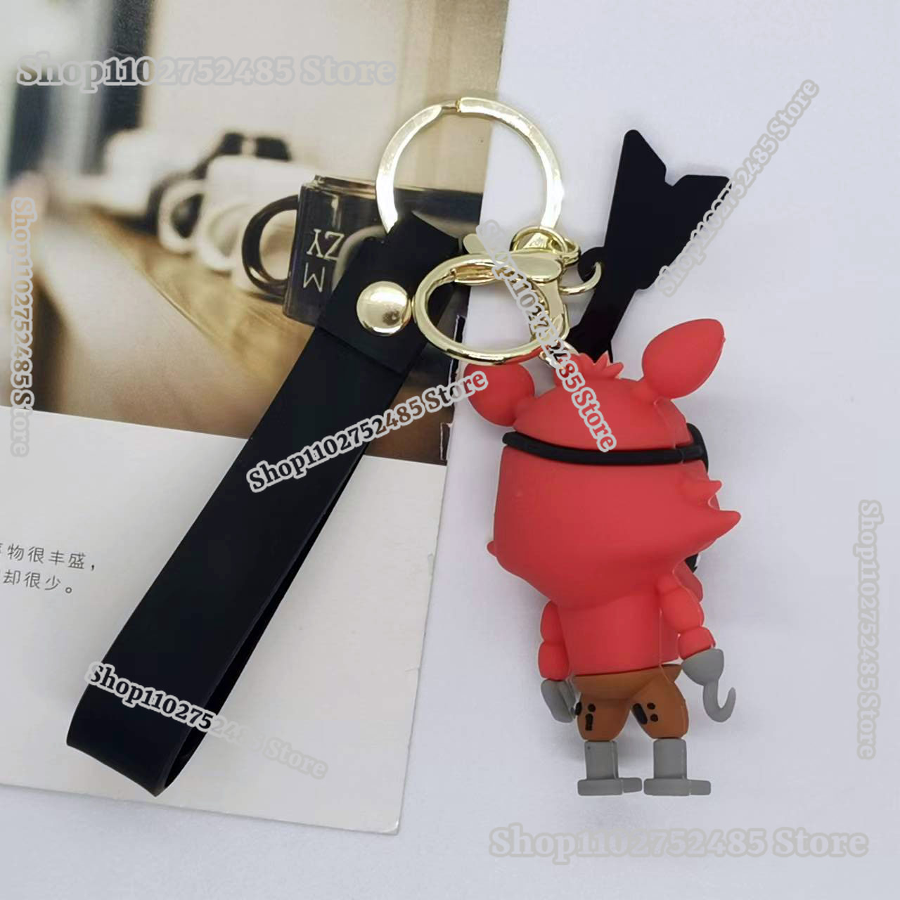 5pcs Gantungan Kunci Figur Ani - Men Accessories Ring ulasan dan harga
