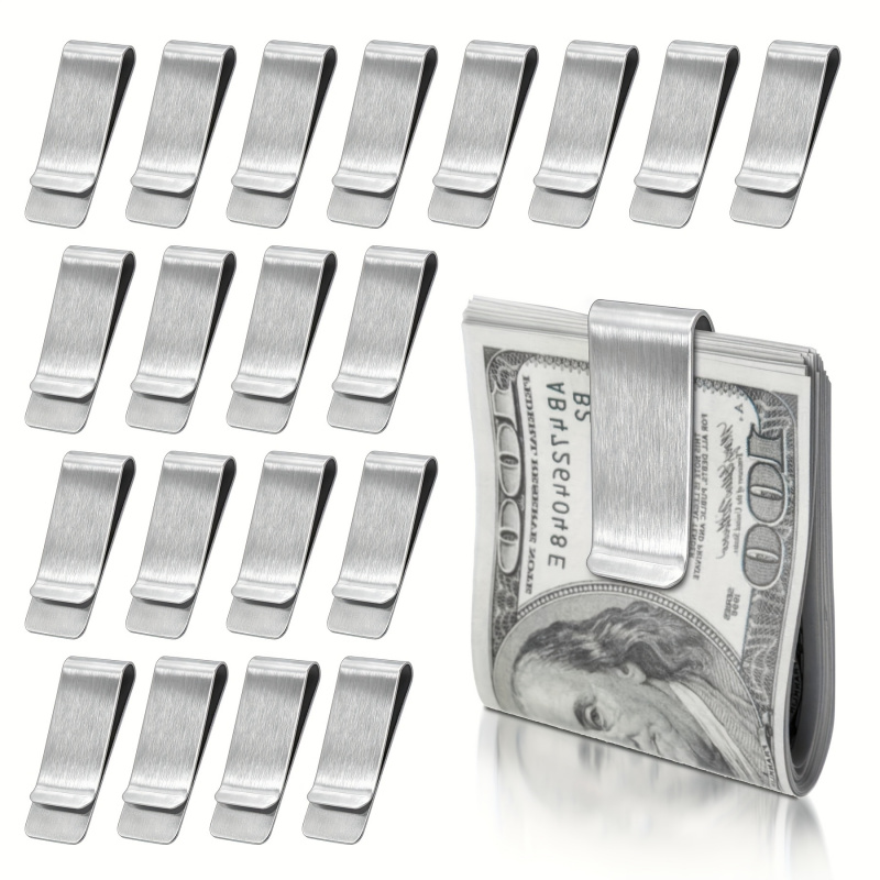 20PCS Dompet Tipis Stainless S - Money Clip Slim ulasan dan harga