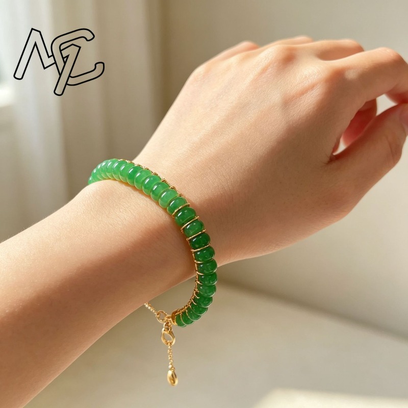 Gelang Manik-Manik Batu Giok B - Men'S Accessories And Jewelry ulasan dan harga