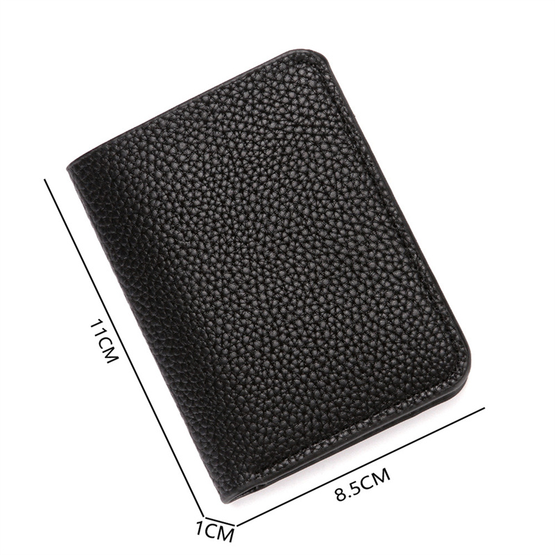 Dompet pendek kulit PU pria, k - Money Clip Slim ulasan dan harga