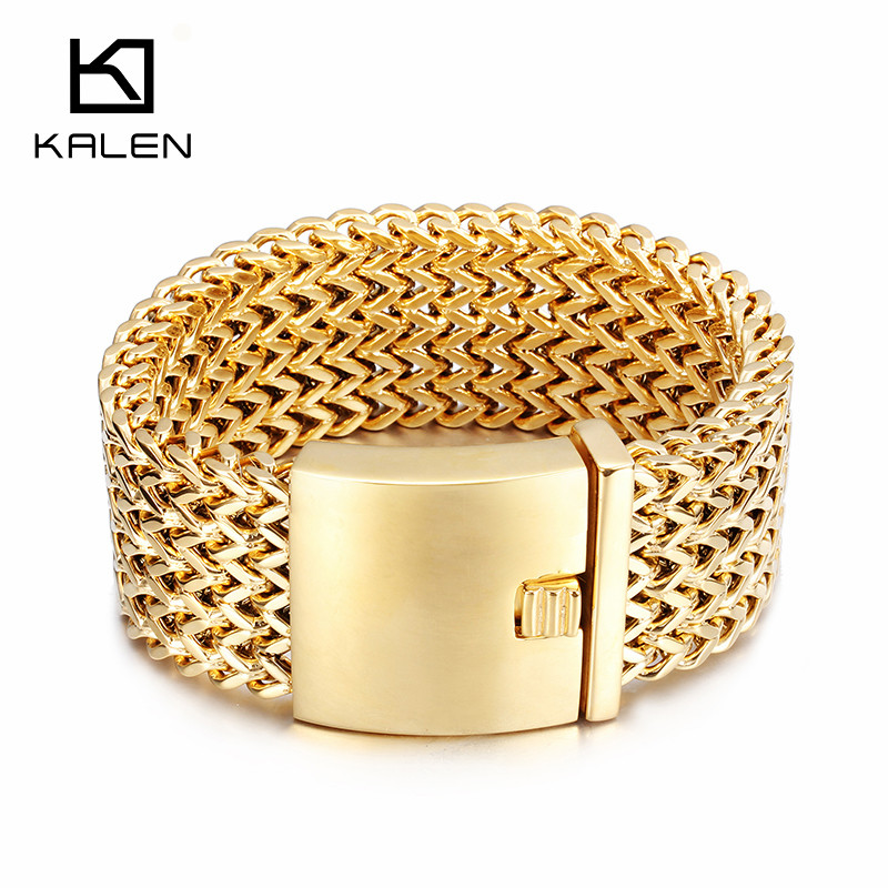 KALEN Gelang Rantai Baja Tahan - Men Accessories In Dubai ulasan dan harga